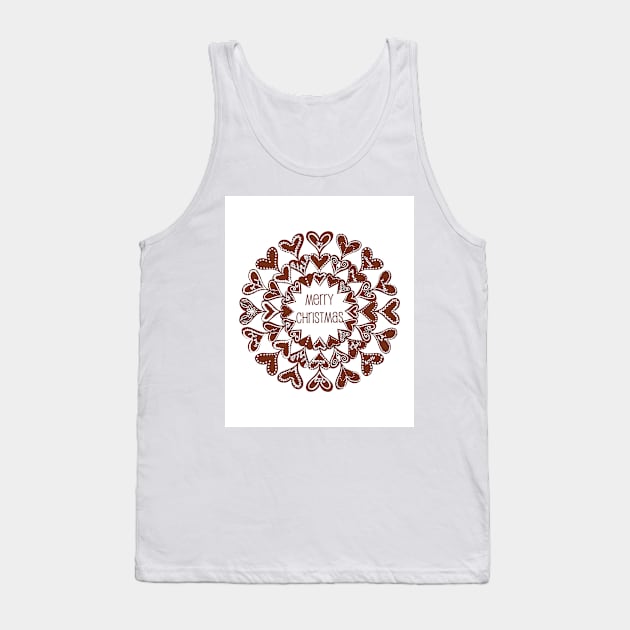 Christmas Greetings.Gingerbread, or pepparkaka , the best traditional cookie at Christmas in Finland Tank Top by marina63